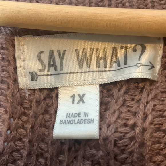 ‘SAY WHAT?’ BLUSH KNITTED SWEATER DRESS!! - Picture 6 of 8